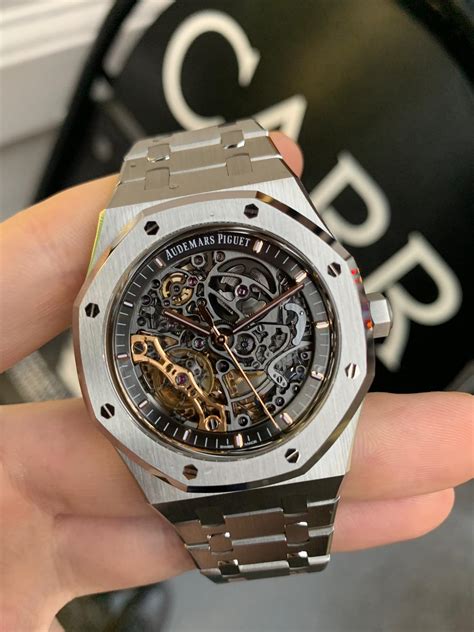 audemars piguet skeleton watch price|Audemars Piguet black skeleton price.